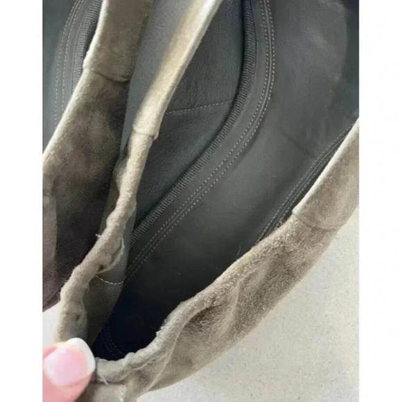 Co Women’s Lace Up Flat Green Suede Size 41 9 9.5 Slip On - Picture 5 of 6